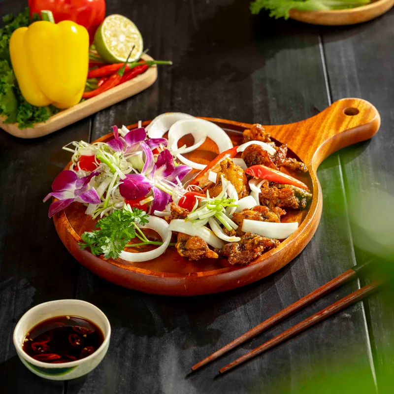 Fish Sauce Fried Frogs