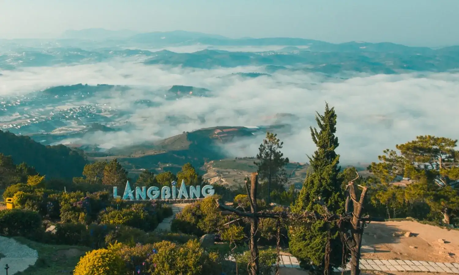 Check-in đỉnh Langbiang