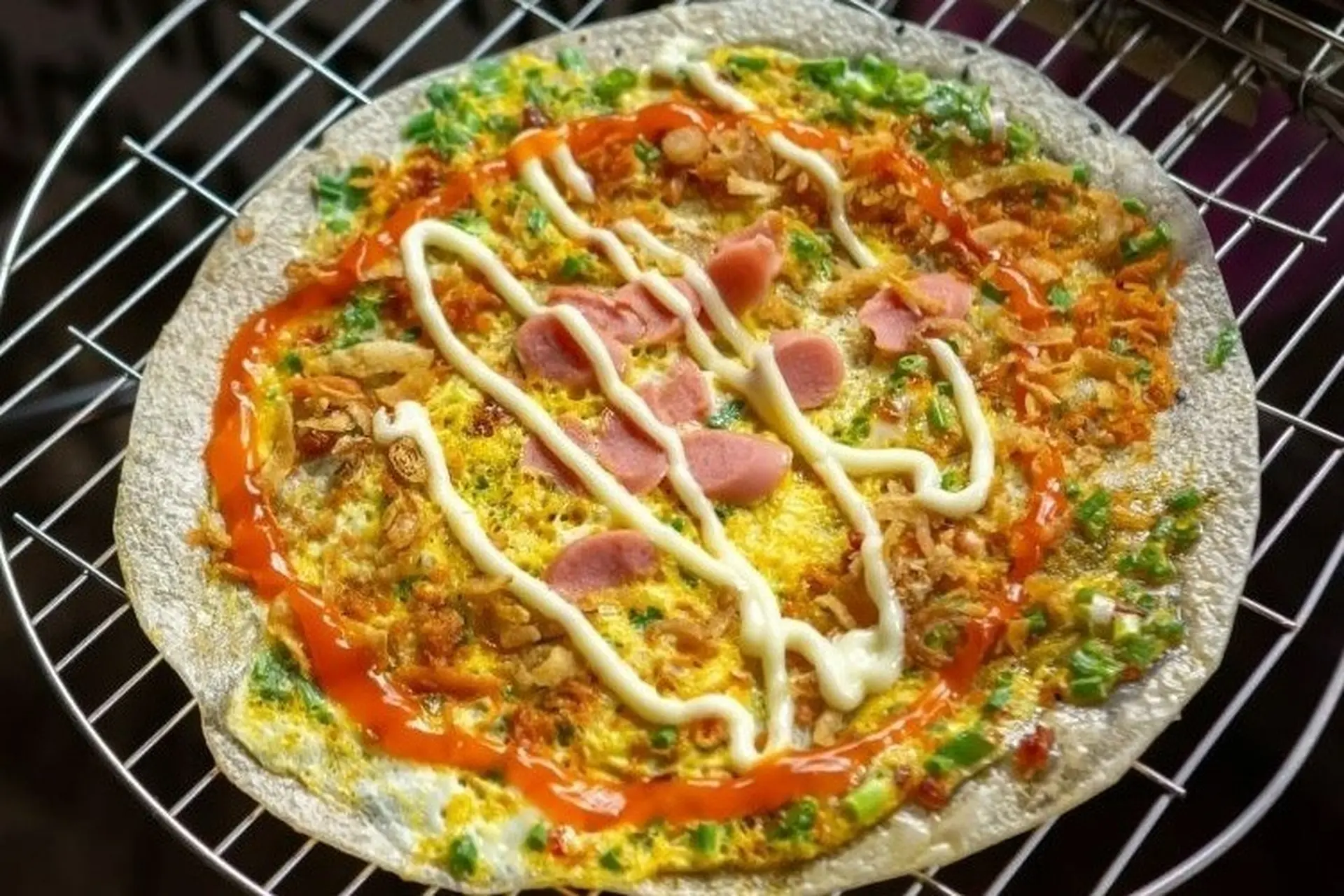 Bánh Tráng Nướng - Chợ đêm Đà Lạt