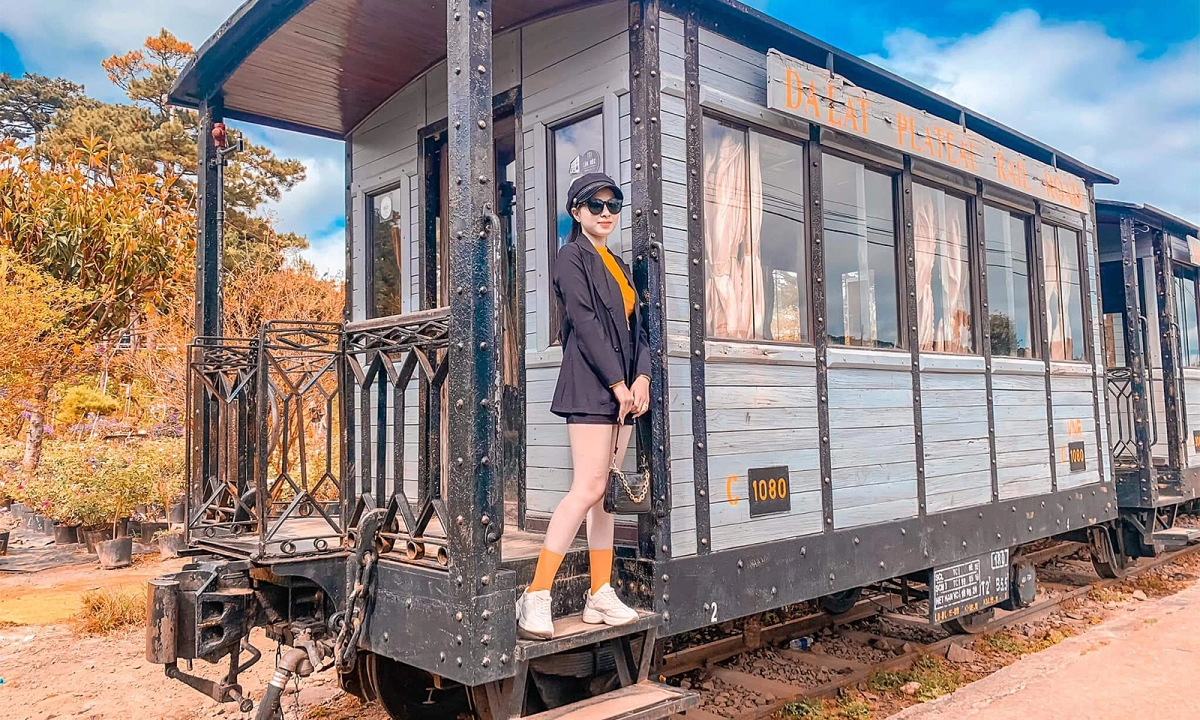 Độc lạ ga xe lửa Đà Lạt