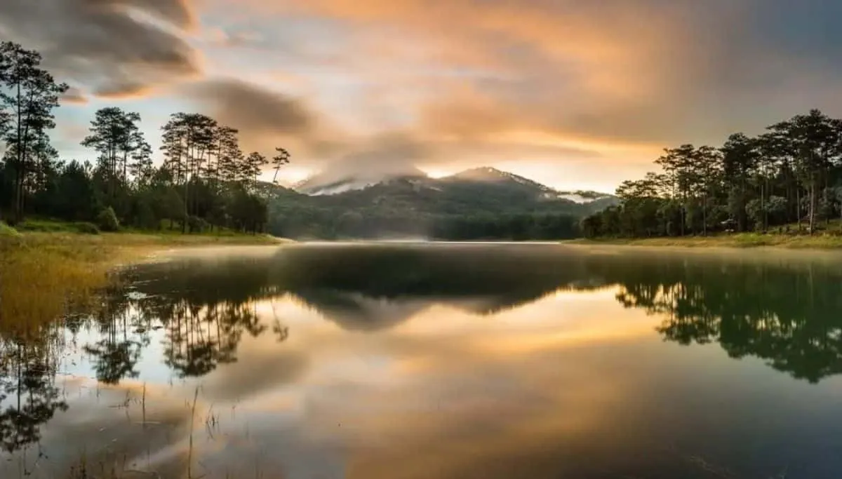 Vẻ đẹp Hồ Tuyền Lâm