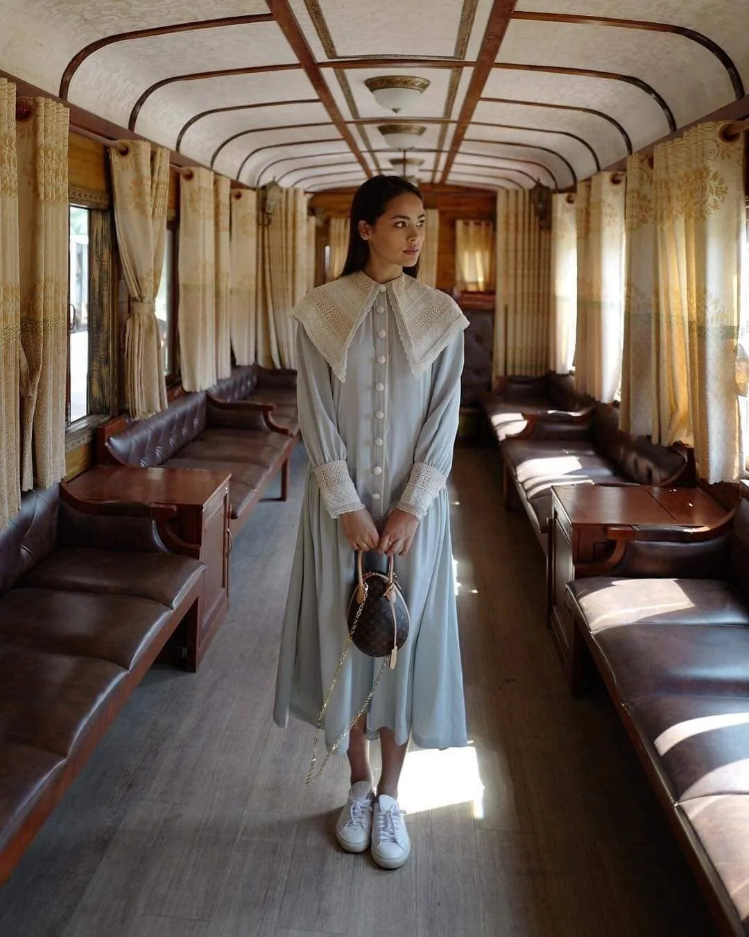 Không gian bên trong toa tàu ga xe lửa Đà Lạt