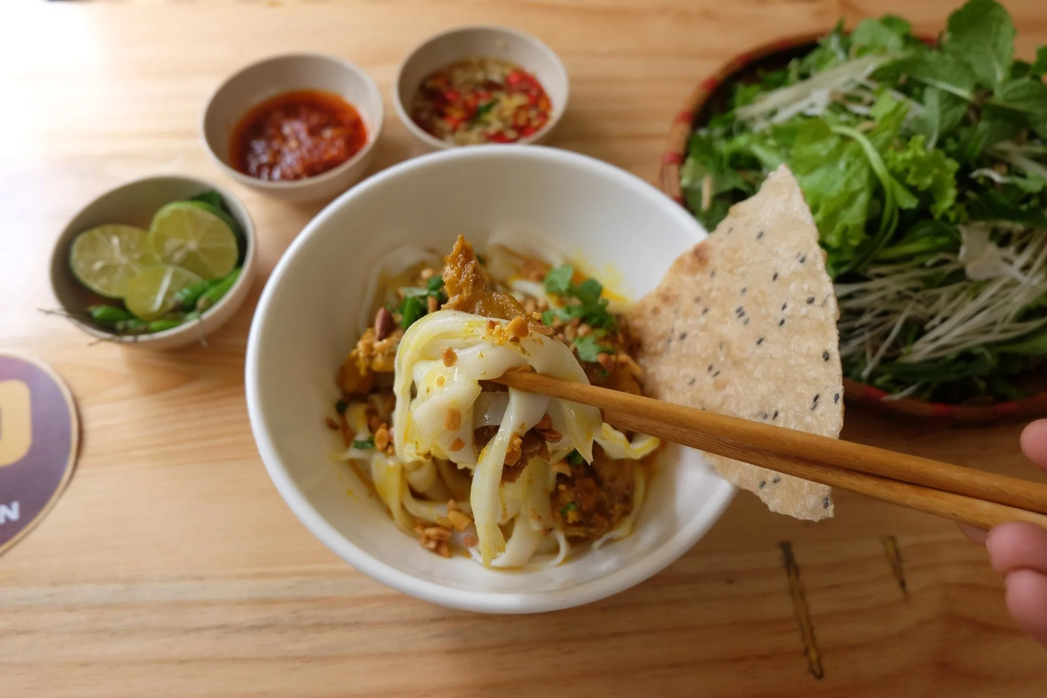 Mì quảng nhà Shin - ăn sáng ở Đà Lạt