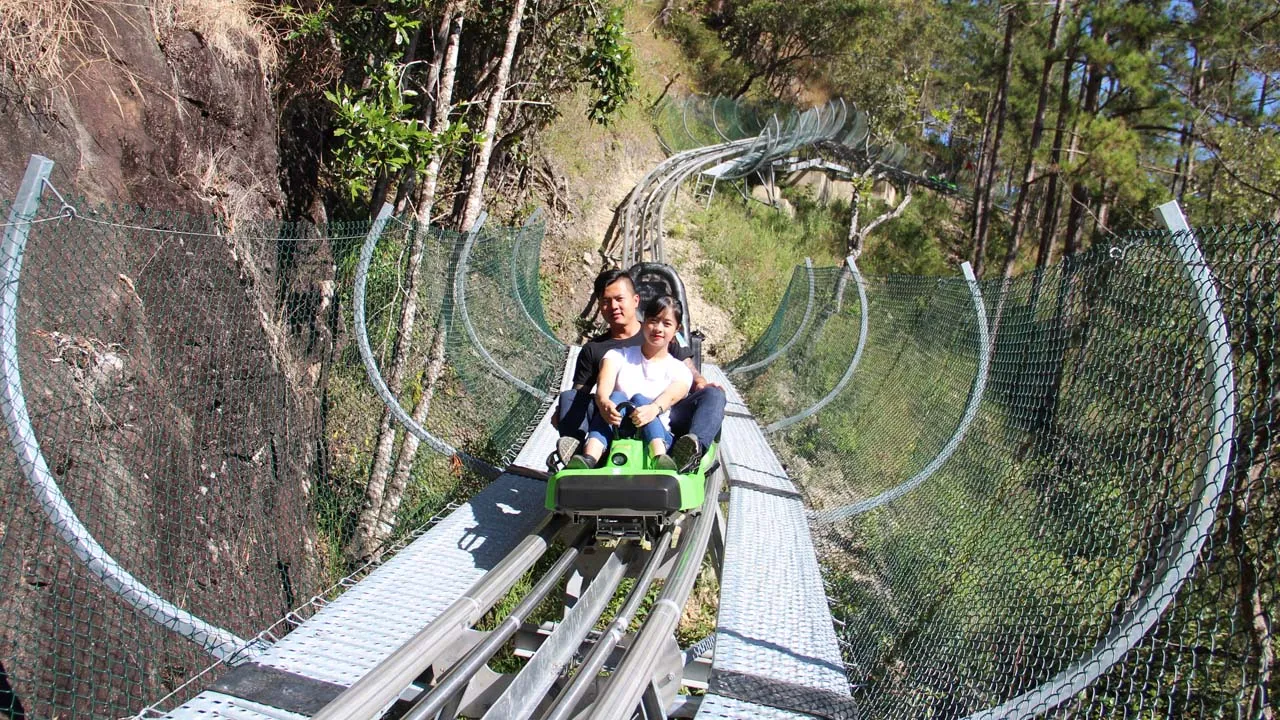 Trượt máng xuyên rừng – 