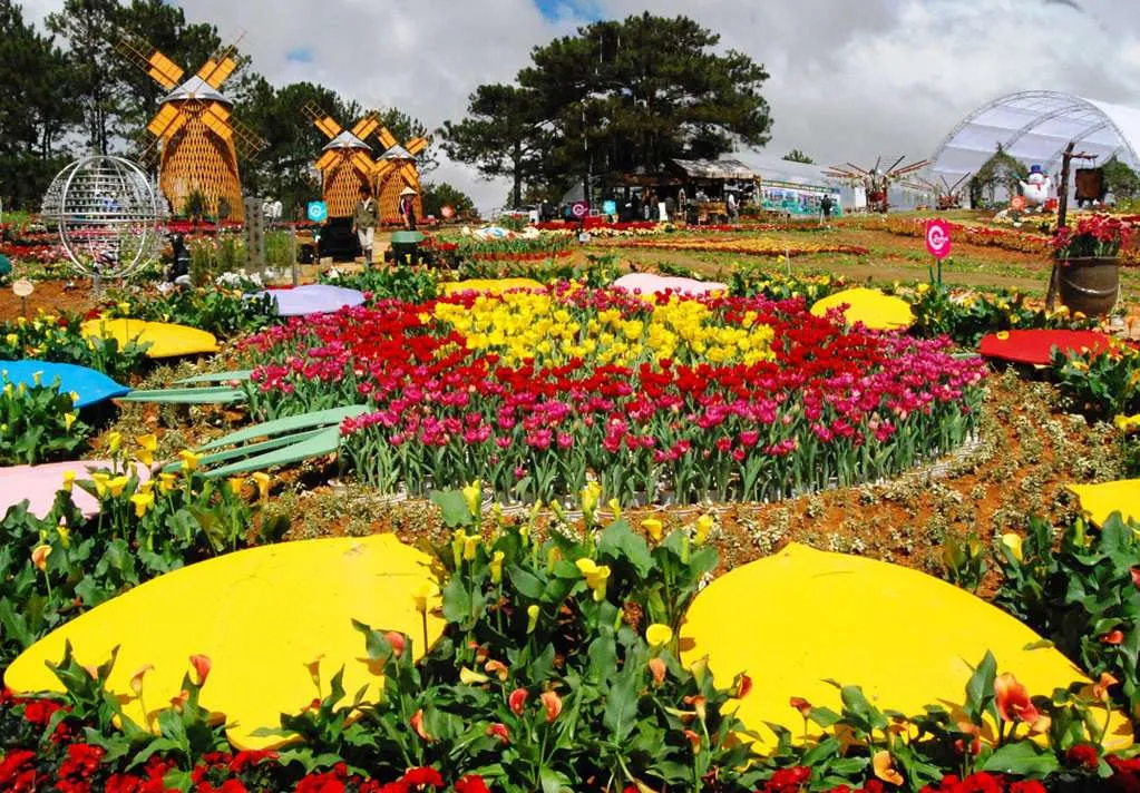 Vườn hoa thành phố - du lịch Đà Lạt